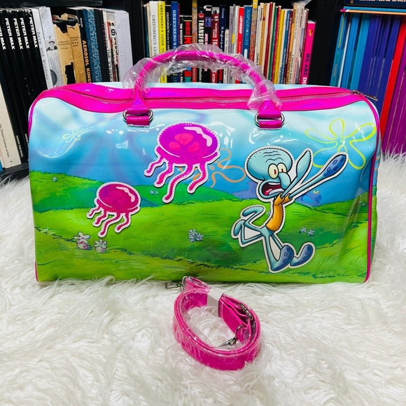 Dolls Kill X Spongebob Squarepants Duffle Bag Weekender - Picture 3 of 6